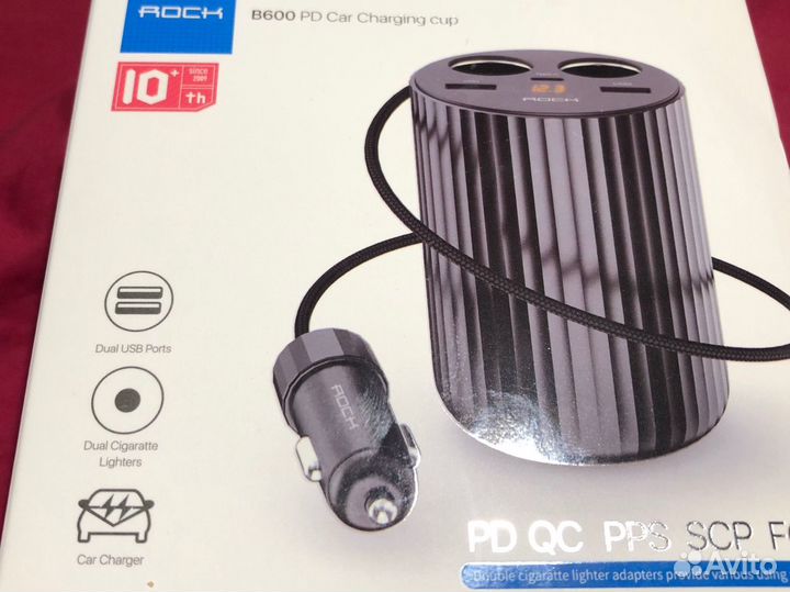 Зарядка/ переходник от прикуривателя