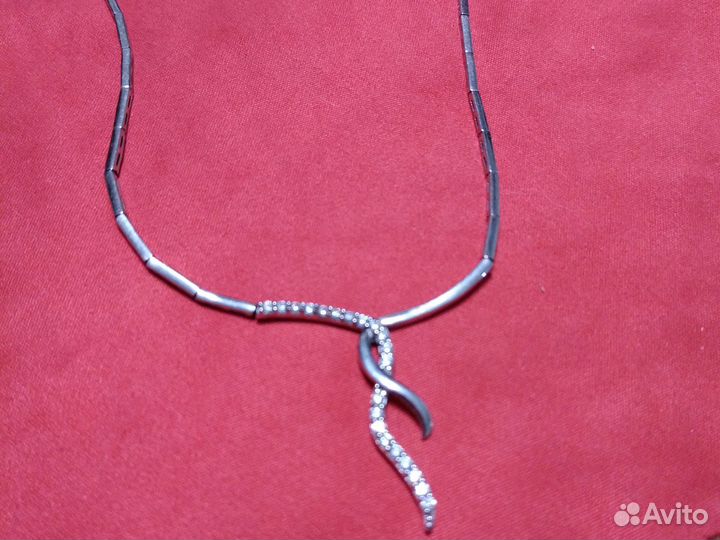 Колье серебро Италия 45 см