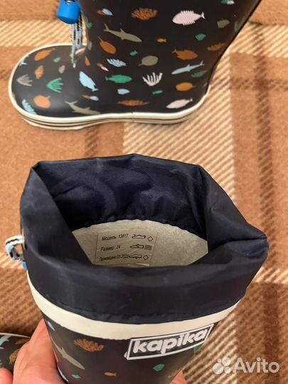 Детские сапоги резиновые Kapika для малыша 24 p