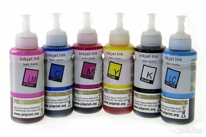 Чернила краска для принтеров Epson HP Canon