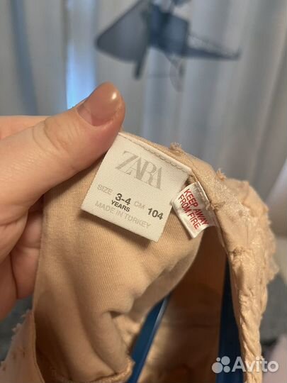 Zara Платье для девочки 104