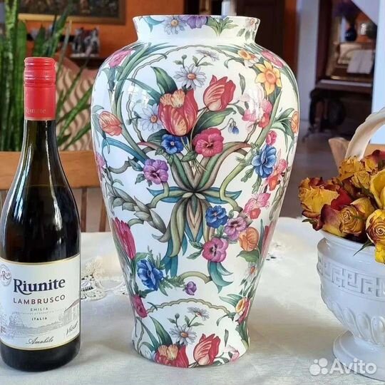 Крупная интерьерная ваза /керамика/италия