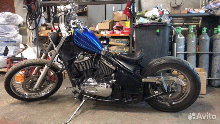 Custom Kawasaki VN400 bobber на учёте