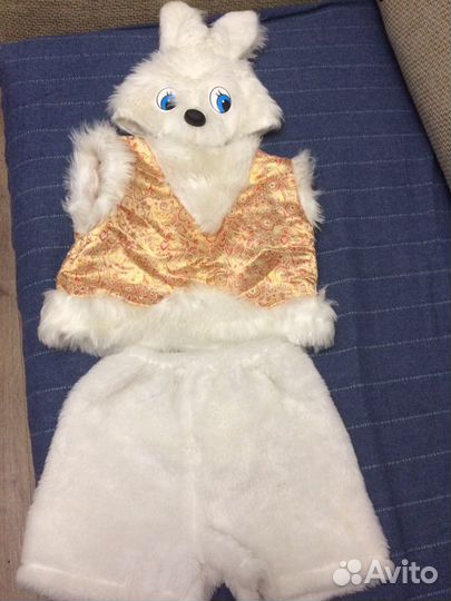 Новогодний костюм для мальчика зайчика