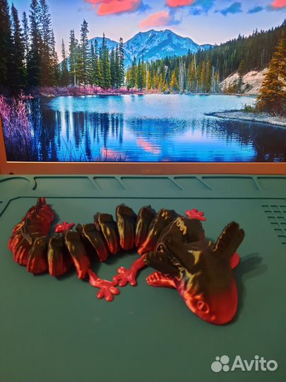 Дракон на 3d принтере