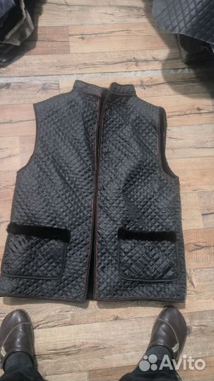 Желет жилетка мутон двухсторонний вариант
