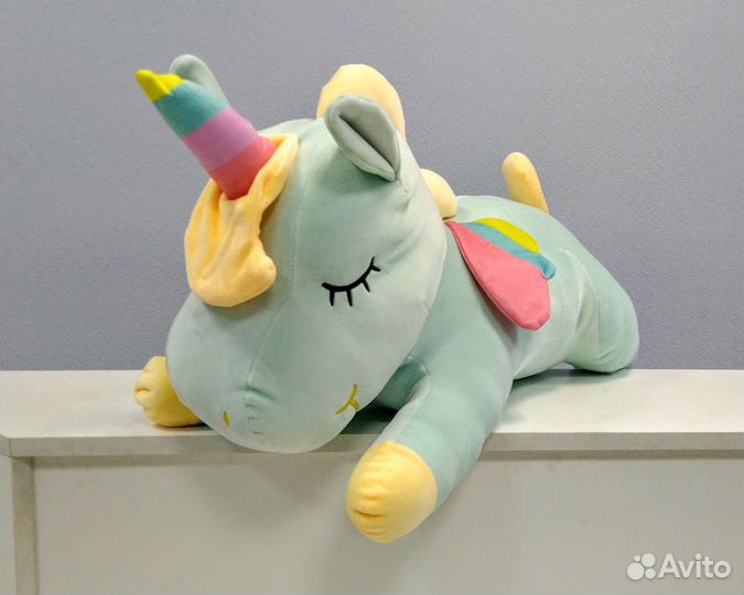Мягкая игрушка единорог, 64 см