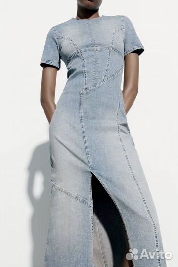 Платье джинсовое
