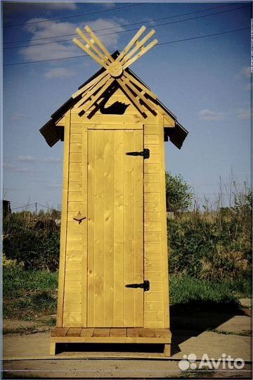 Дачный туалет с лебедем еуэ 749