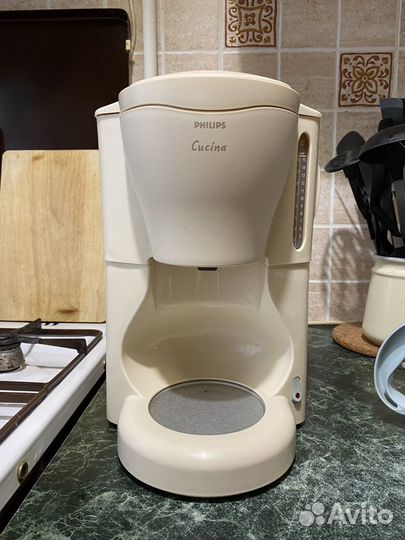 Кофеварка капельная philips cucina