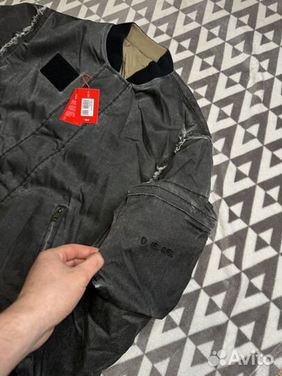 Двусторонний Бомбер Diesel Distressed Оригинал