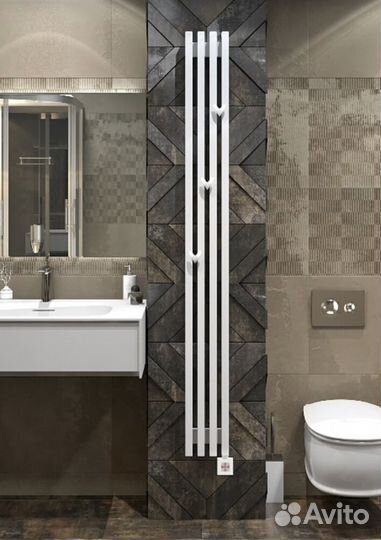 Вертикальный радиатор отопления 4 секции в наличии