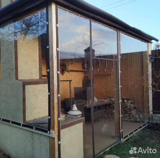 Мягкие окна для террас и беседок