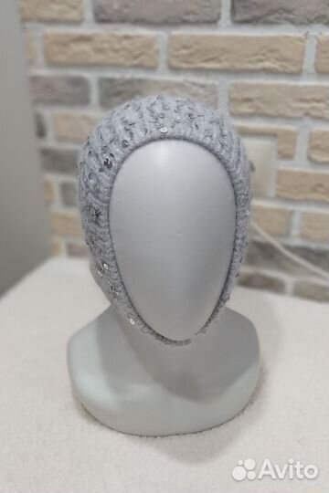 Косынка - трансформер с пайетками митенки