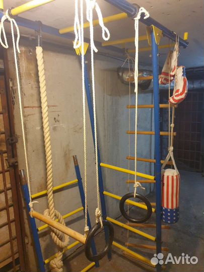 Шведская стенка с брусьями бу