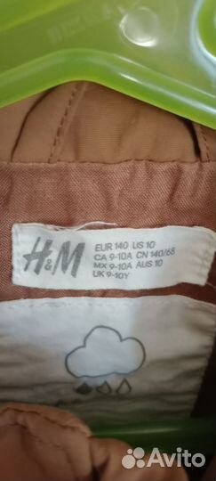 Ветровка H&M для мальчика р.140