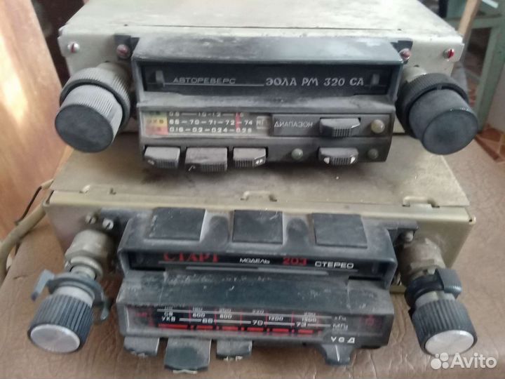 Авто приемник СССР а370, эола320, старт203, былина