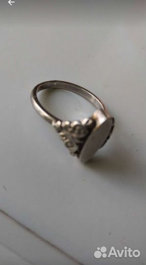 Серебряное кольцо, винтаж СССР