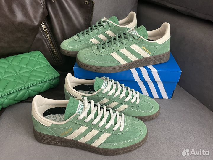 Кроссовки Adidas Spezial green зеленые