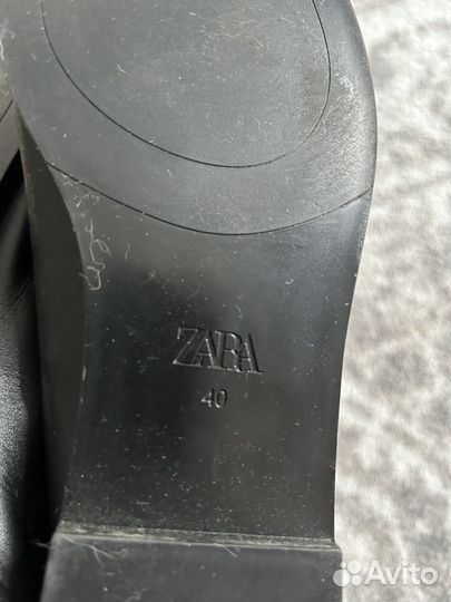 Мокасины лофферы zara 40