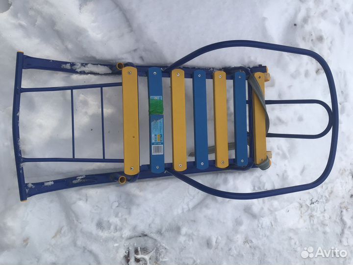 Санки с откидной спинкой