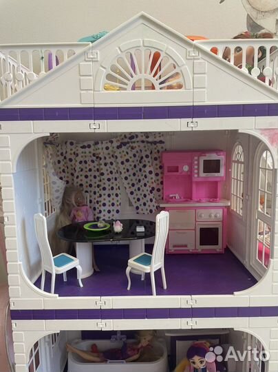 Домик кукольный для барби