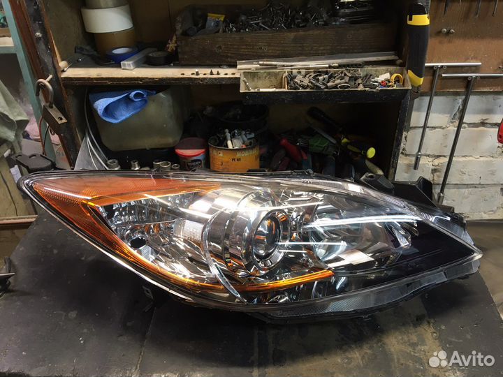 Фара на Mazda 3 BL, галоген