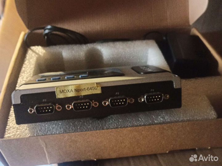 Сервер (преобразователь) moxa NPort 6450 б/у в кор