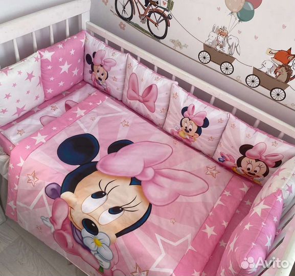 Бортики в детскую кроватку