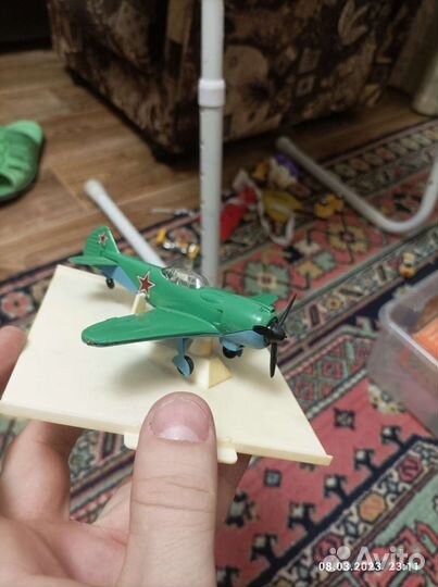 Модель самолета Ла-5, СССР, металл