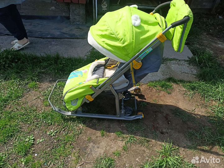 Санки коляска ника