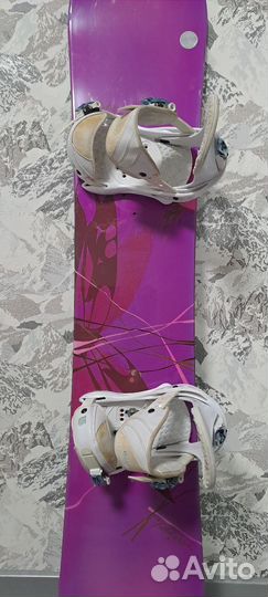 Сноуборд Burton Feather 143cm+крепления Burton Sti