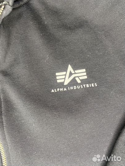 Зип худи alpha industries оригинал