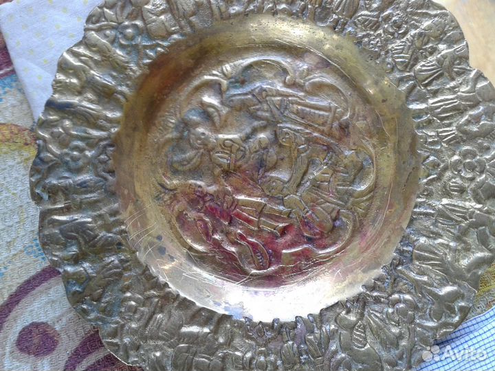 Тарелочка винтажная будда шайбы