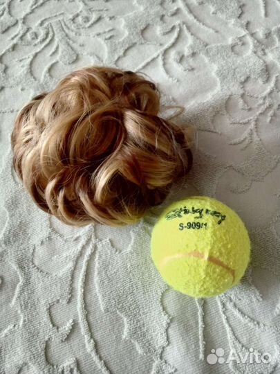 Шиньон на резинке на пучок