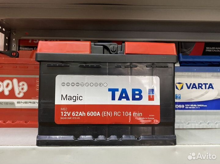 Аккумулятор 62 Tab Magic Доставка
