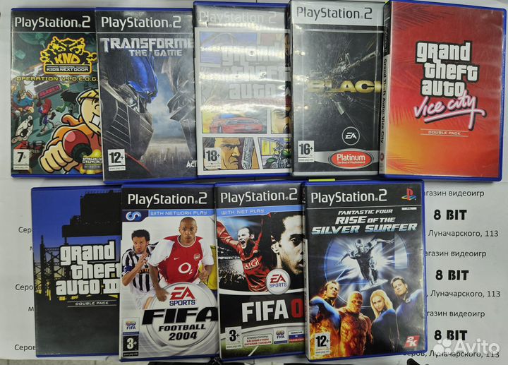 Игры для Sony PS2 лицензия