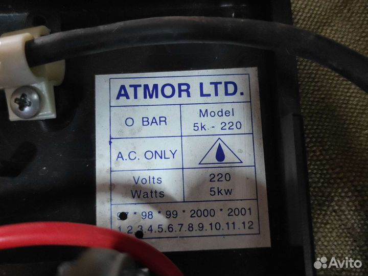 Проточный водонагреватель атмор atmor