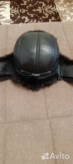 Шапка ушанка мужская