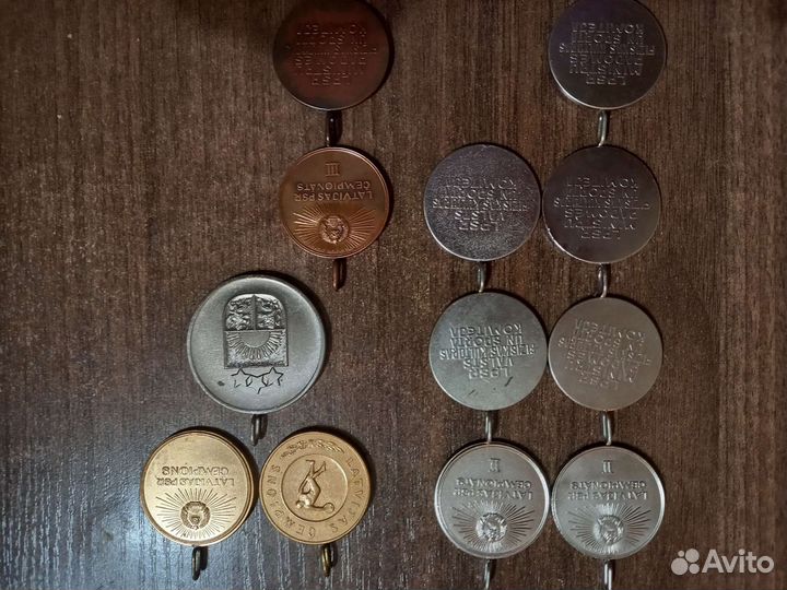 Спортивные медали Латвия СССР