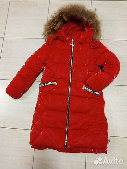 Куртка зимняя на девочку 134