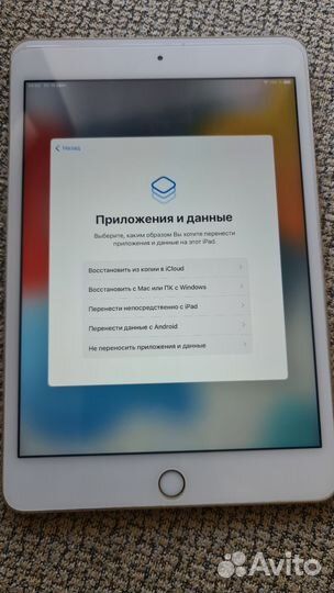 iPad mini 4 gold 128gb