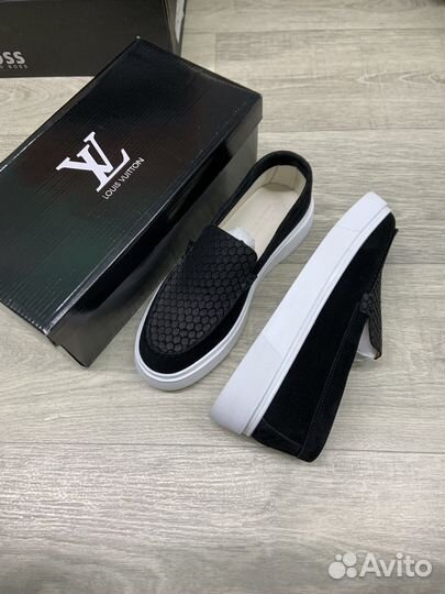 Слипоны мужские 38-44 (стильные удобные)