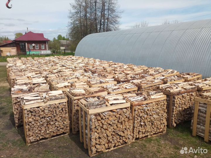 Дрова березовые колотые