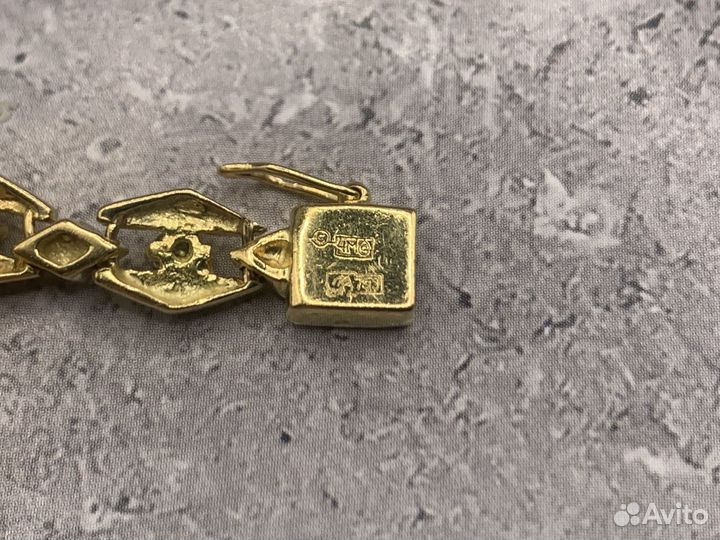 Золотой браслет с бриллиантами