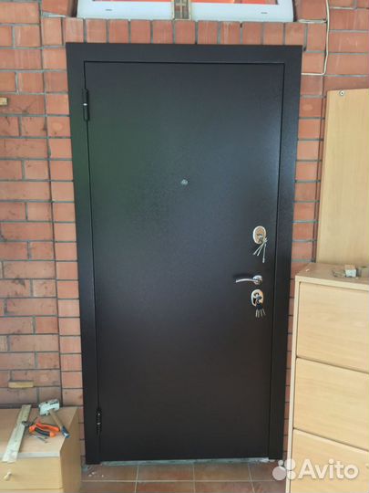 Дверь входная Гарда 8мм Рустикальный дуб, Белый яс