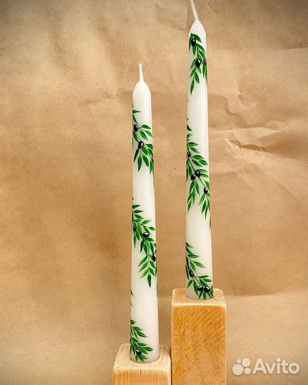 Росписные свечи