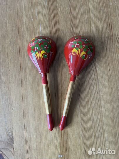 Деревянные ложки Хохлома