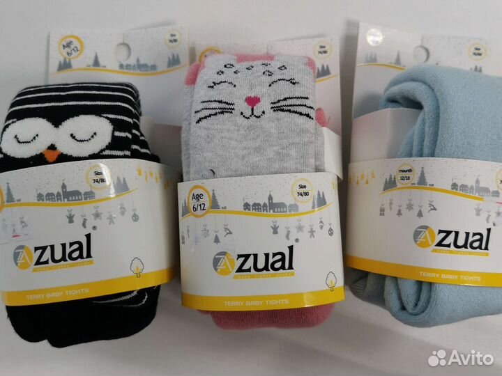 Колготки махровые