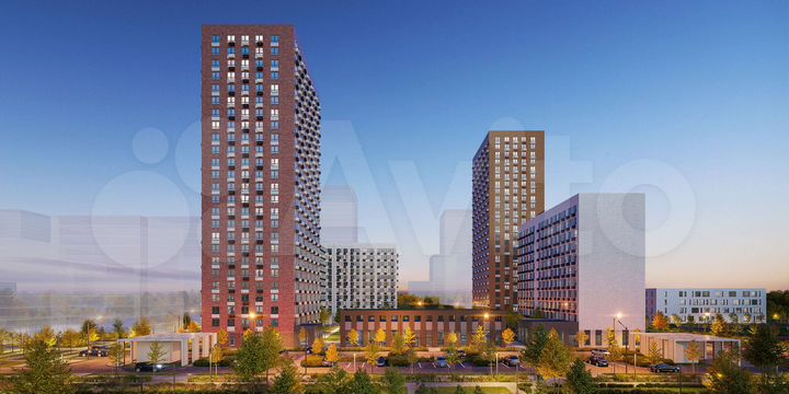 1-к. квартира, 40,1 м², 22/25 эт.